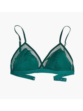 Madewell Mesh Trimmed  Michele Bralette size XS